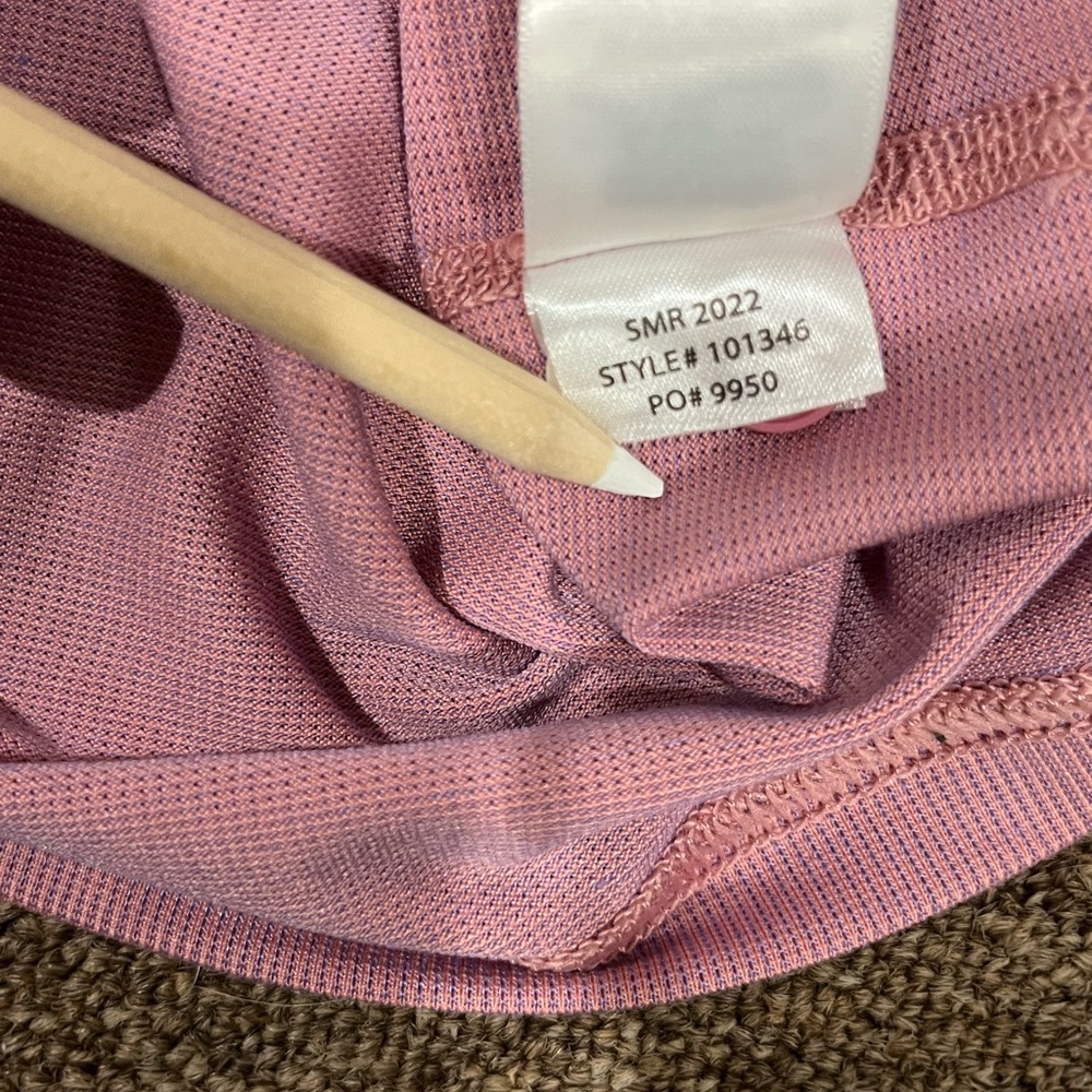 Rhone Mens Delta Pique Short Sleeve Polo Shirt Color Razzy/Misty Rose Sz Med - Picture 10 of 16